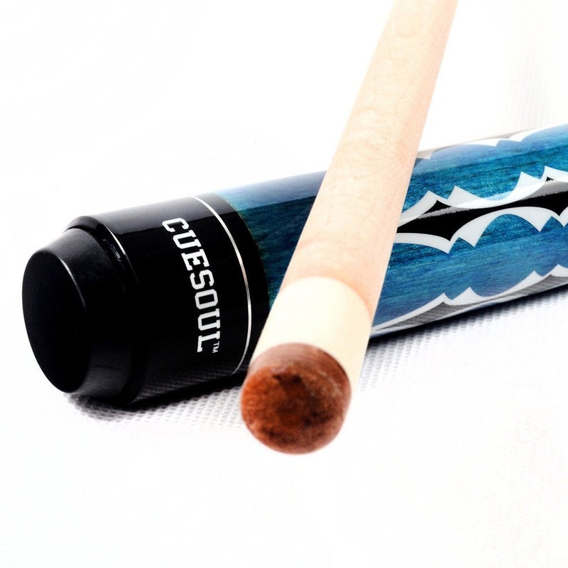 CUESOUL 58 Inch 19oz 1/2 Maple Billiard Stick Pool Cue Set 11.5mm/13mm Tip[Weight Adjustable] - Image 4